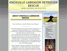 Tablet Screenshot of knoxlabrescue.com
